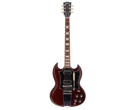 2007 Gibson Angus Young Signature SG electric guitar, made in USA; Body: vintage cherry finish, a few light marks but general