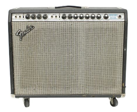 Fender Vibrosonic Reverb guitar amplifier, made in USA,&nbsp;circa 1977, chassis no. A739202, with non-original Nobels FS-2L 