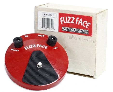 Jim Dunlop JDF2 Fuzz Face distortion guitar pedal, boxed  *Please note: Gardiner Houlgate do not guarantee the full working o
