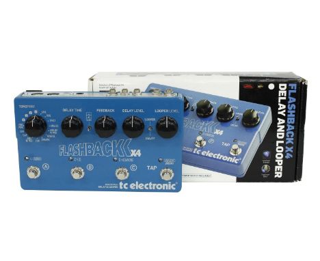 TC Electronic Flashback X4 delay and looper guitar pedal  *Please note: Gardiner Houlgate do not guarantee the full working o