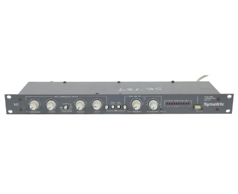 Symetrix 501 Peak-RMS compressor limiter rack unit  *Please note: Gardiner Houlgate do not guarantee the full working order o