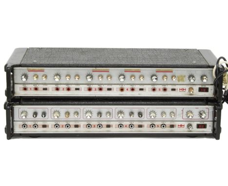 Two HH Electronic MA100 amplifier heads (2)  *Please note: Gardiner Houlgate do not guarantee the full working order of any e