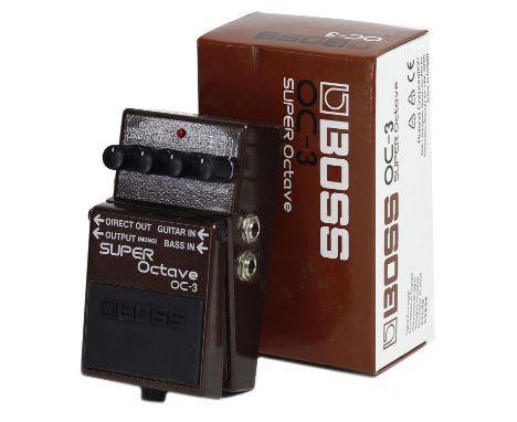 Boss OC-3 Super Octave guitar pedal, boxed  *Please note: Gardiner Houlgate do not guarantee the full working order of any el