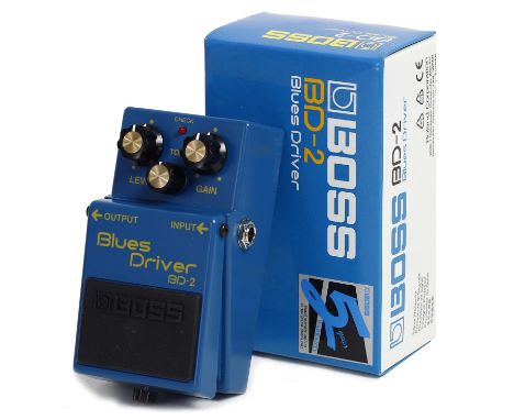 Boss BD-2 Blues Driver guitar pedal, boxed  *Please note: Gardiner Houlgate do not guarantee the full working order of any el