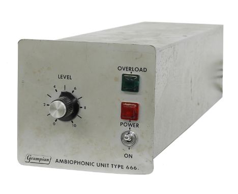 Vintage Grampian Ambiophonic 666 reverb unit  *Please note: Gardiner Houlgate do not guarantee the full working order of any 