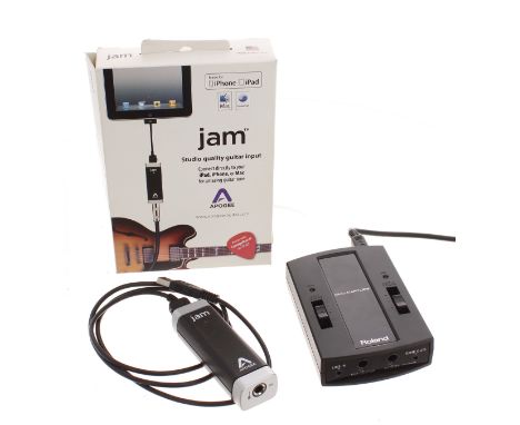 Apogee Jam iPhone/iPad guitar interface; together with a Roland Duo Capture interface (2)  *Please note: Gardiner Houlgate do