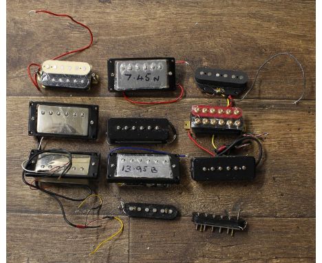 Selection of various guitar pickups&nbsp;to include two pairs of Wilkinson humbucker guitar pickups, a pair of Wilkinson P90 