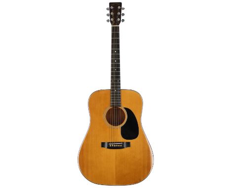 1989 Takamine G330 'Lawsuit' acoustic guitar, made in Japan; Back and sides: mahogany, light clouding and surface scratches; 