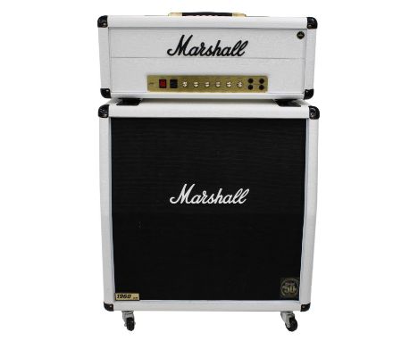 2012 Marshall 1959RR Randy Rhoades Signature Series Super Lead 100 watt guitar amplifier head with matching 1960 Lead 4 x 12 