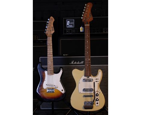 1970s Jedson T Type electric guitar; together with a Rockwood LX30 short scale electric guitar (2) 