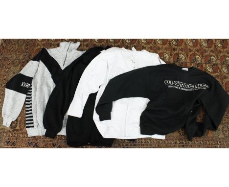 Eric Clapton - four original long sleeved tour tops to include a 1994 Upstaging Inc Lighting and Transport tour jumper, a 199