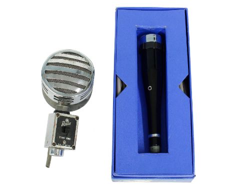 Vintage Reslo VMC microphone, made in England; together with a Grampian DP4 microphone, boxed (2)  *Please note: Gardiner Hou