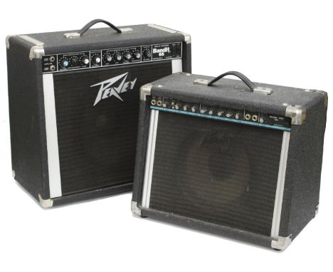 Peavey Studio Pro 112 guitar amplifier, made in USA; together with a Peavey Bandit 65 guitar amplifier, made in USA (2)  *Ple