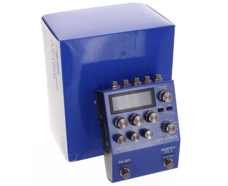 Boss SY-200 Synthesizer guitar pedal, boxed  *Please note: Gardiner Houlgate do not guarantee the full working order of any e