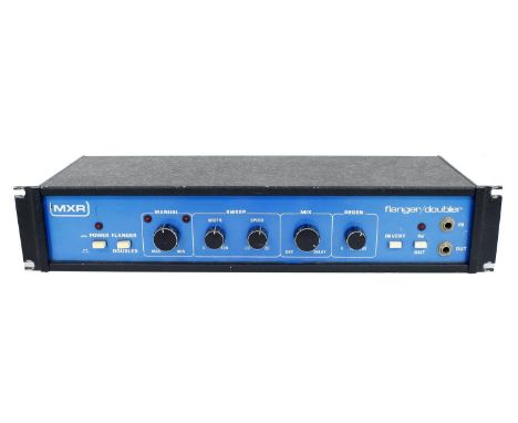 MXR Flanger Doubler rack unit, made in USA, ser. no. 26F-000117  *Please note: Gardiner Houlgate do not guarantee the full wo