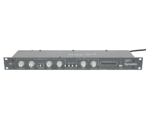 Symetrix 501 Peak-RMS compressor limiter rack unit  *Please note: Gardiner Houlgate do not guarantee the full working order o