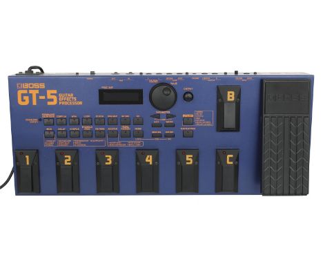 Boss GT-5 multi-effects guitar pedal board  *Please note: Gardiner Houlgate do not guarantee the full working order of any el