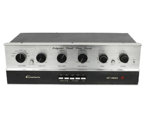 Crown IC150 integrated circuit stereo console preamplifier  *Please note: Gardiner Houlgate do not guarantee the full working