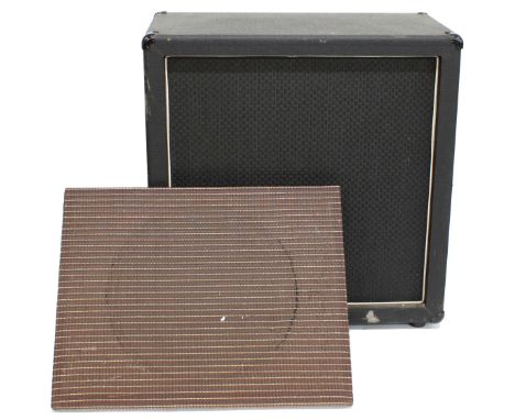 1 x 18" guitar amplifier speaker cabinet, fitted with a Goodmans Axiom 18" speaker; together with a Crate Vintage Series E15 