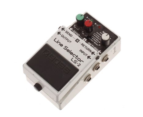 Boss LS-2 Line Selector guitar pedal  *Please note: Gardiner Houlgate do not guarantee the full working order of any electric
