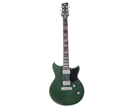 2018 Yamaha Revstar RV620 electric guitar, made in Indonesia;&nbsp;Body: satin green figured maple top upon brown gloss back,