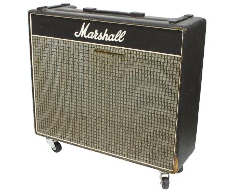 1973 Marshall Artiste guitar amplifier, made in England, serial number 3708E, with original Rola Celestion 12" speakers  *Ple