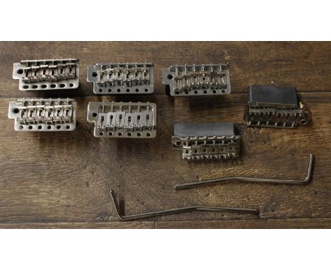 Selection of eight various Wilkinson and other S Type Tremolo units 