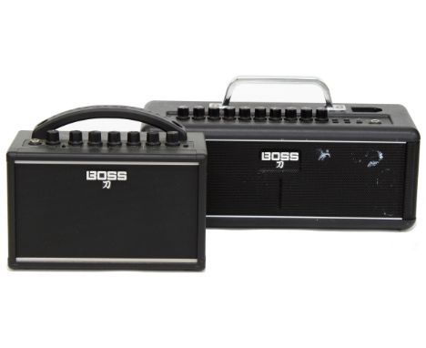 Boss Katana-Air guitar amplifier; together with a Boss Katana-Mini guitar amplifier (2)  *Please note: Gardiner Houlgate do n