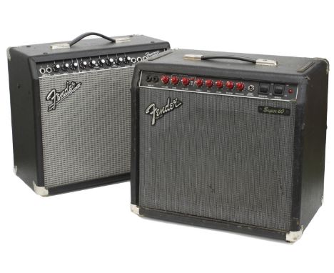 Fender Super 60 guitar amplifier; together with a Fender Frontman 65R guitar amplifier (2)  *Please note: Gardiner Houlgate d