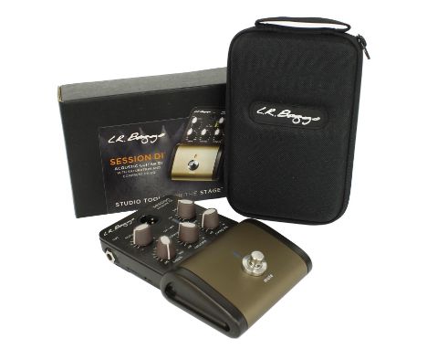 LR Baggs Session DI acoustic guitar DI with saturation and compression EQ guitar pedal, boxed  *Please note: Gardiner Houlgat