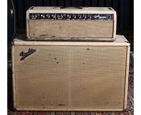 Fender Band-Master guitar amplifier head, made in USA, circa 1963, ser. no. A00929 (back panel painted black); together with 