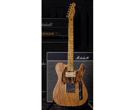 Custom build T Type electric guitar; Body: stripped natural T Type body; Neck: 2008 Squier by Fender Classic Vibe Series Tele