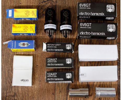 Small selection of Electro-Harmonix and other guitar amplifier valves  *Please note: Gardiner Houlgate do not guarantee the f