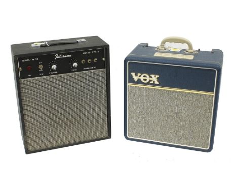 Vox AC4C1 guitar amplifier; together with a Futurama Solid State M10 guitar amplifier (2)  *Please note: Gardiner Houlgate do