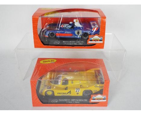 Slot.it - Two models comprising Matra-Simca MS 670B Le Mans 1974 and Porsche 962C KH WSPC Fuji 1000 km 1988, both appear mint