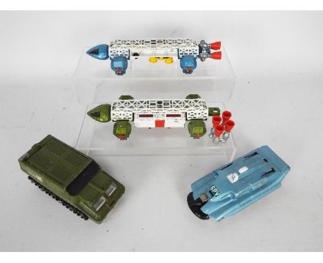 Dinky Toys - Four unboxed 'Gerry Anderson' themed TV related diecast vehicles. Lot consists of Dinky #104 Spectrum Pursuit Ve