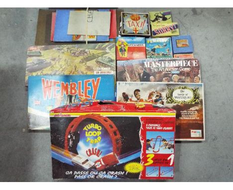 Palitoy - Airfix - Parker - A group of vintage board games, an Airfix Gun Emplacement Assault Set and a Majorette car track s