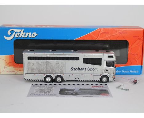 Tekno - Eddie Stobart - A boxed limited edition Scania 9255S Stobart Sport Horse Box number 312 of only 500 made. The model a
