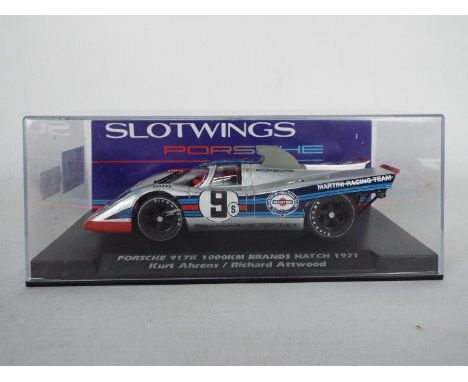 Slotwings - a 1:32 scale slot car. Item is a Porsche 917k 1000km Brands Hatch 1971 &amp; is coded W005-04 on the rear. Item a