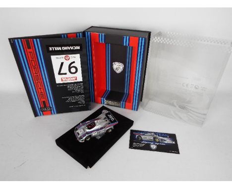 Falcon Slot Cars - A limited edition Porsche 908/3 Turbo Spa Classic 2013 Jean Guikas, numbered 628/1000, model appears NM in