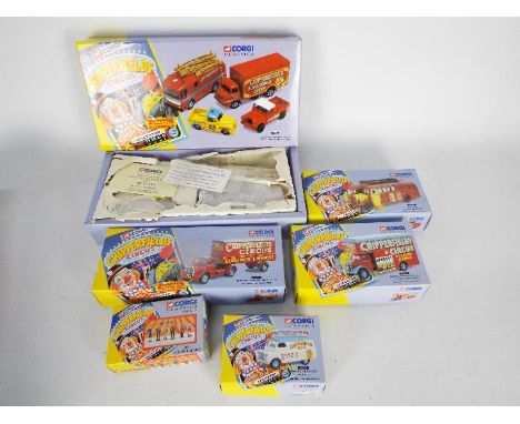 Corgi Classics - A collection of six boxed diecast vehicles and accessories from the 'Chipperfields' series from Corgi. Lot i