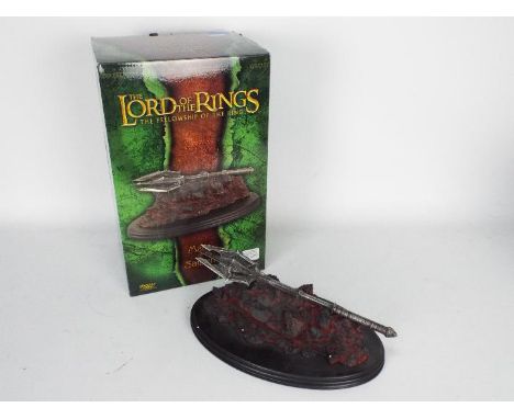 Sideshow Weta - A boxed limited edition Lord Of The Rings Mace Of Sauron resin model. It appears in Mint condition in a Good 