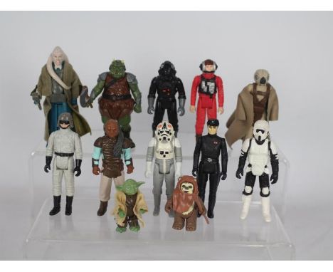 Star Wars - A brigade of 12 vintage action figures from the original trilogy era. Figures have light playwear &amp; paint wor