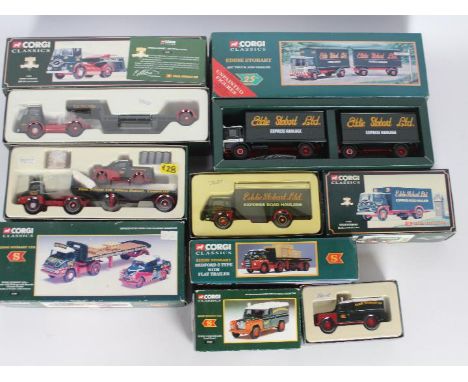 Corgi Classics - six Eddie Stobart diecast scale models comprising # 97369, 11601, 31704, 22702, 07402 and 19801, all appear 