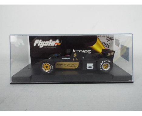 Flyslot - A 1:32 scale racing slot car - Item is a F1 series Williams FW08C Johnny Walker edition &amp; is coded with 040303.