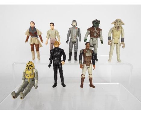 Star Wars - A selection of nine vintage Kenner 3.75" figures from the original trilogy. Bundle can be assessed as ranging fro