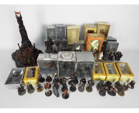 Eaglemoss - Lord Of The Rings - A group of 10 x boxed figures, 39 x loose figures and 33 x associated empty boxes. Also inclu