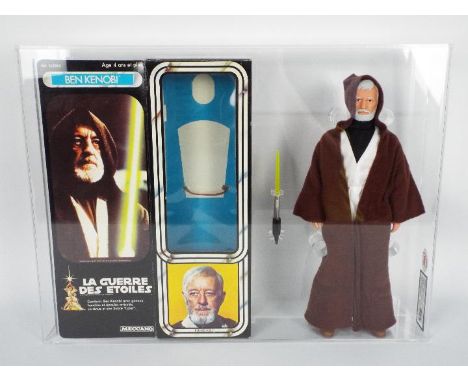 Star Wars, Meccano - A rare, graded French release Meccano 1978 Star Wars 'Ben (Obi-Wan) Kenobi' large 12" action figure. The