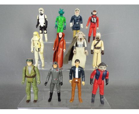 Star Wars, Kenner, Hasbro, LFL, CPG, GMFGI - A squad of 12 loose vintage Star Wars figures. Lot includes Obi-Wan Kenobi (GMFG