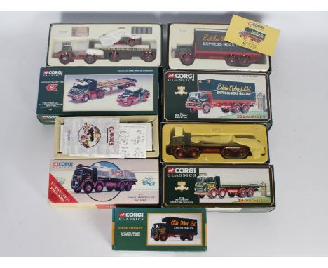 Corgi Classics - five Eddie Stobart diecast scale models comprising # 18801, 31704, 25102, 24402, and 97327, all appear mib  